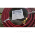 TWIN HOSE 1/4 GRADE R B-B FITTED WITH HOSE BRACE BOTH ENDS
